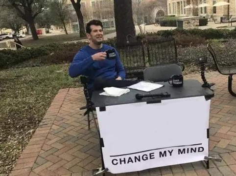 Change My Mind meme about Magic Spoon