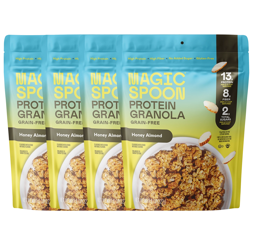 Magic Spoon Honey Almond protein granola bags