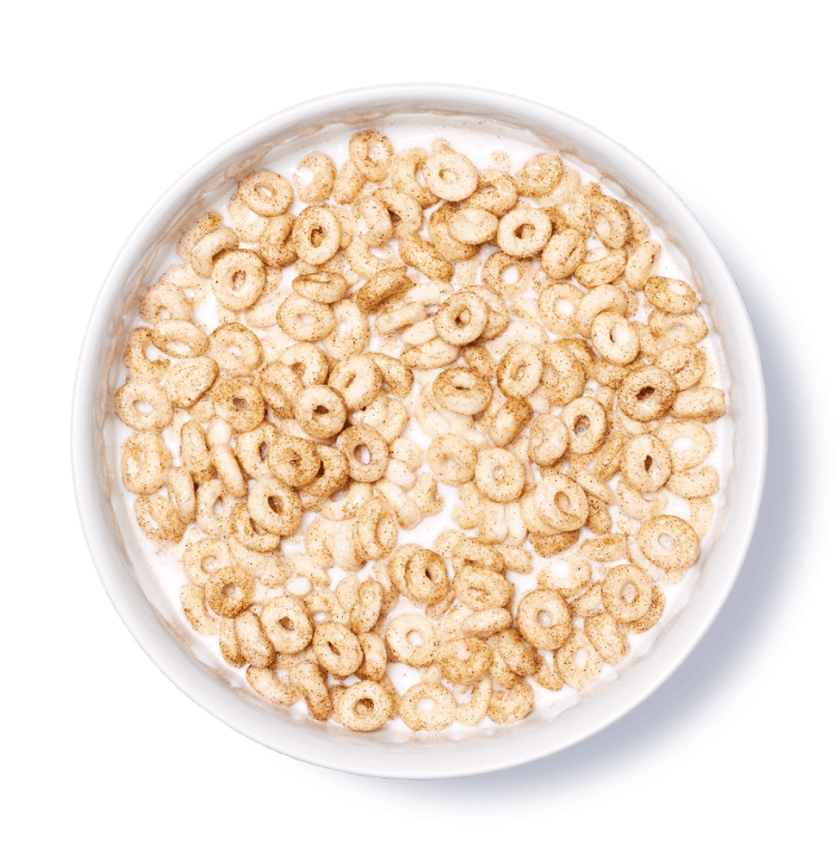 Cinnamon Toast cereal in a bowl