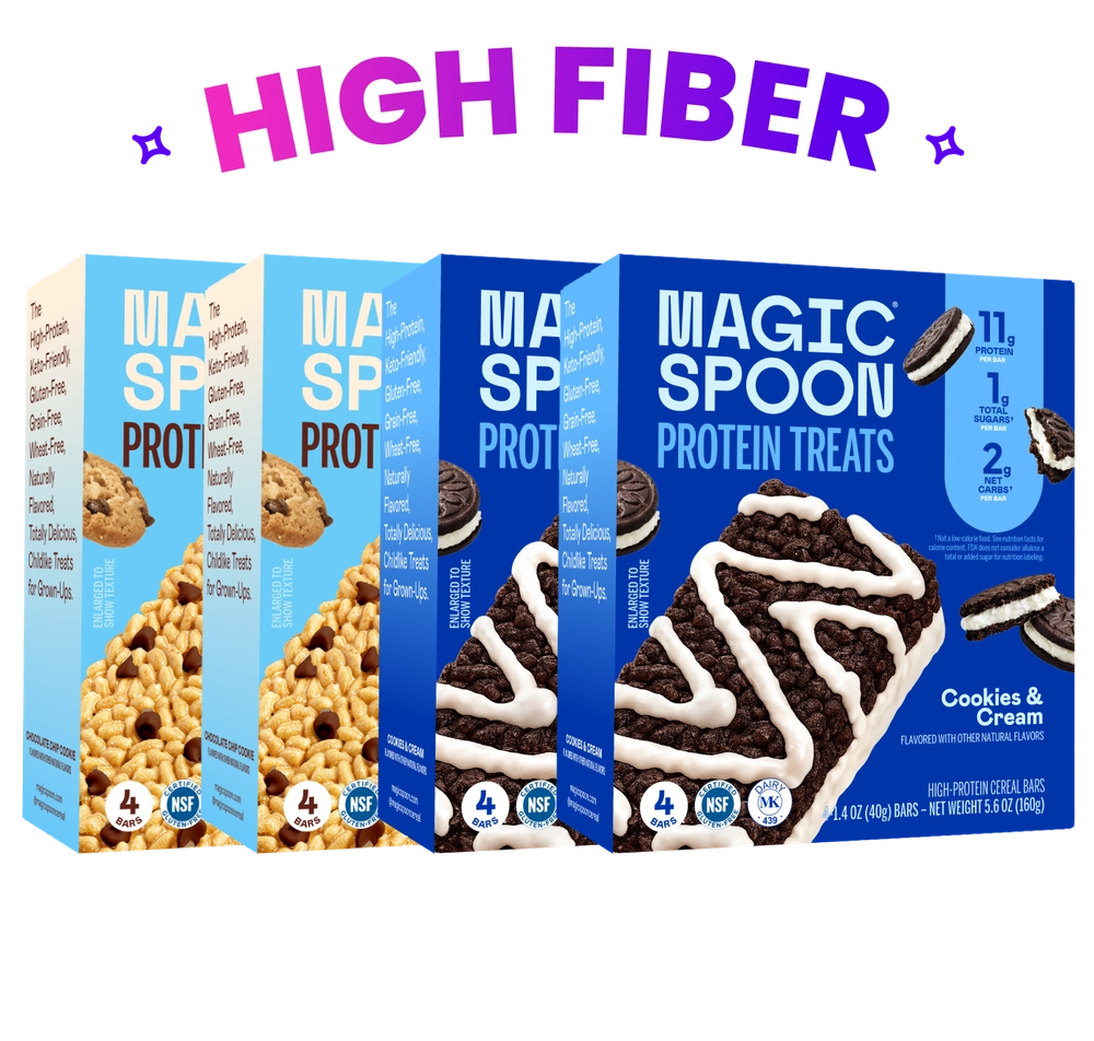 Cookies & Cream and Choco Chip Cookie Dough treat boxes